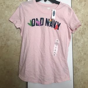 2 old navy Hawaiian/summer girls t-shirts
